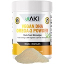 Integratori AKI Omega 3 DHA Micro Algae - Vitamina Keto Basata per l'infiammazione - alternativa al pesce o Krill olio - Vegan & GMO-Free (1.94oz/55g)