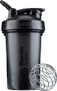 BlenderBottle Classic V2 Shaker Bottiglia perfetta per scuotere proteiche e pre allenamento, 20 once, nero