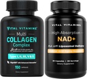 Vitamine vitali capsule multi collagene + NAD+ Supplemento