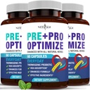 Pro Optimize Probiotics for Women, Menopause, 70 miliardi di CFU, Salute Digestiva - Supporto per Bloating, Flash Caldi, Supporto Congiunto, Maglioni Notturni - Gut Health & Metabolism - Dong Quai (180 (Pack of 3))