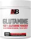 Polvere di glutammina 300 Grammi non aromatizzati 60 giorni di alimentazione 5 grammi L-Glutamina per porzione