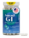 Supporto sanitario All-Natural Stomach 60 Capsule - Nutraceutico per Sintomi Ulcer Indotti Stress - Supporta la guarigione e la salute digestiva con Asiatica Extract & CM Chitosan