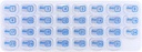 Organizzatore di scatole di pedaggio mensile di 31 giorni con pod di farmaci rimovibili giornalieri, grande emittente Med di viaggio