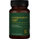 Global Healing Center Supercharged C60 - Micro-Activated Carbon Fullerene w/Organic MCT Powder, 10 volte più potente rispetto ai normali integratori C60 - aiuta la disintossicazione, invecchiando (30 capsule)