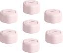 Cadence Travel Containers - Pill Case Set - Capsule da Viaggio Magnetici,Organizzatore di Medicina Del Giorno per Pillole, Integratori, & Vitamine - 7 Flex Smalls (0.56oz) per Organizzatore di Pillole Settimanale - Petal