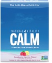 Naturale Vitalità Calma, Magnesio Citrato Supplemento, Anti-Stress Bere Mix Polvere, Gluten Free, Vegan, & Non-GMO, Raspberry Lemon, 0.12 oz, 30 Packets
