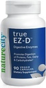 NatureCity True-EZ-D Non-GMO Digestive Enzyme Complex Supplemento per la salute digestiva e Bloating Relief per gli uomini e le donne (90 capsule vegetali) Super Enzimi