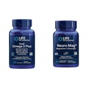 Estensione della vita Super Omega-3 Plus EPA/DHA Fish Oil, sesamo Lignans & Neuro-mag Magnesio L-threonate