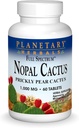 Erbe Planetari Spettro completo Nopal Cactus 1000mg Prickly Pear Cactus Antiossidante - 100% Naturale - 60 compresse