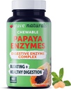 Yuve Natural Papaya Digestive Enzymes - caramelle masticabili senza zucchero - promuove una migliore digestione - costipazione & Bloating Aid, Detox, Leaky Gut Repair & Gas Relief - Vegan, Non-GMO, Gluten-Free - 90ct