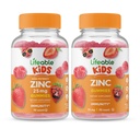 Zinco vitale 25mg bambini + Bambini di zinco, Gummies Bundle - Grande degustazione, Supplemento di vitamina, Senza glutine, OGM libero, pancia masticabile