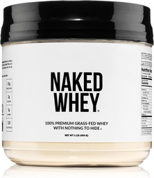 NAKED Whey 1Lb - Solo 1 Ingrediente, Grass Fed Whey Protein Powder, Undenatured, No Gmos, No Soy, Gluten Free, Stimulate Growth, Enhance Recovery - 15 Servings
