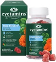 eyetamins Blue Blocker® Eye Health - 60 Lutein Gummies - Ophthalmologist-Sviluppato - Visione di supporto, Filtro Blue Light & Help Eye Strain - promuove sonno, Focus Eyesight – Vegan & Non-OGM Formula
