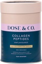 DOSE & CO. Peptidi di collagene puri per capelli, pelle e unghie, non aromatizzati - 10oz Polvere supplemento