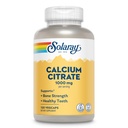 Solaray Calcium Citrate 1000mg - Chelated Calcium Supplement - Supporta la forza di ossa e i denti sani - Facile da digerire - Garanzia di 60 giorni, Vegan - 30 Serve, 120 VegCaps