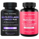 Vitamine vitali Multi Collagen Complex Plus + Multivitaminico femminile
