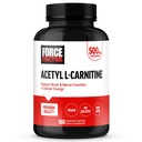Fattore di forza Acetil L-Carnitina Brain Supplemento, Nerve Support Supplemento, e Cellular Energy Booster, Acetil L-Carnitina 500mg, Qualità Premium, Vegan, Non-GMO, 100 capsule vegetali