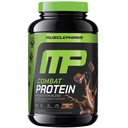 MusclePharm Combat Protein Powder, Chocolate Milk Flavor, Fuels Muscles for Productive Workouts, 5 Protein Sources Compreso Whey Protein Isolate & Egg Albumin, Gluten Free, 2 lb, 24 Servings