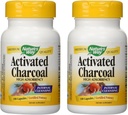 Alta adsorbenza attivata dal Charcoal di modo naturale - 100 capsule 2 confezione