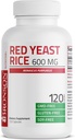 Bronson rosso lievito di riso 600 MG Monascus Purpureus salute erbe, non OGM, 120 capsule