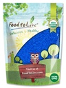 Cibo per vivere la polvere di Spirulina Blu Biologica, 2 once – Non OGM, puro e crudo Estratto di alghe blu-verde, Vegan, non irradiato, Grande per Succhi, Smoothies, Shakes, Bevande, e Coloring alimentare
