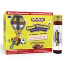 GirafKids Super Vitamine per bambini Età 4+ | 10 Bottiglie di servizio Multivitaminici liquidi per il supporto immunitario & energia | 12 Vitamine | Tasty Forest Fruit Flavor | Arricchito con Royal Jelly & Propolis