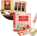 Saponin Hanppuri Immune e Stamina Boost + VITA Ginseng Kids Support e funzione di memoria per bambini Premium Bundle
