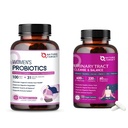 NATURE TARGET Probiotici per la salute digestiva delle donne + Probiotici per la salute del tratto urinario delle donne
