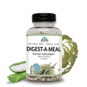 Sistemi di salute ottimali Digest-A-Meal | Gut Health Enzyme & Probiotic | Bloating, Acid Reflux, & Indigestion Relief + Aloe Vera Leaf | Supplemento di digestione | 270 capsule dimensione della famiglia
