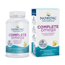 Nordic Naturals Complete Omega, Limone Flavor - 120 Gel Morbidi - 565 mg Omega-3 - EPA & DHA con Aggiunto GLA - Pelle sana, Cognizione, Positivo Mood - Non-GMO - 60 Serve