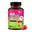 NATURA TARGET Kids Chewable probiotici, 5 miliardi di CFU Probiotici + Prebiotici per età 3+, Probiotici per la salute digestiva, Supporto immunitario & Appetite Booster, Natural Strawberry Flavor, 75 Servings