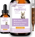 Probiotici per Cane - Probiotici Liquidi per Cani Supporto Gut Flora, Salute Digestiva & Diarrea- Canina Enzimi Digestivi - Allergies & Itchy Skin Relief - Roast Chicken Flavor