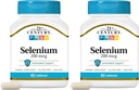21 ° secolo Selenio 200 mcg capsule, 60 conteggio (pacchetto di 2)