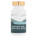 Radici nutrizionali - Magnesio + Irish Sea Moss - 350mg Magnesium Glycinate & Organic Irish Sea Moss - Minerali essenziali - Supporta Cuore e Salute - Integratore alimentare - 30 Serve - 60 Capsule