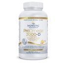 Nordic Naturals ProOmega 2000-D, Limone Flavor - 90 Gel Morbidi - 2150 mg Omega-3 + 1000 IU D3 - Ultra High-Potency Fish Oil - EPA & DHA - Cervello, Cuore e Salute Immune - Non-GMO - 45 Servings