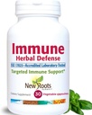 Immune Herbal Defense Supplement (200mg) con Reishi Mushroom, Astragalus Andrographis, Multi Herbal Extract with Elderberry, Echinacea (30 capsule) | Powerful Immune Support Supplement