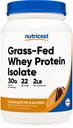 Nutricost Grass-Fed Whey Protein Isolate (Chocolate Peanut Butter) 2LBS - Non OGM, Gluten Free, Sapori naturali