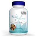 Mila Miamor 15 giorni Cleanse - Gut e Colon Support - Advanced Gut Cleanse Detox for Women & Men with Senna, Cascara Sagrada & Psyllium Husk - Non-GMO - Made in USA - 30 capsule