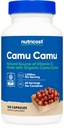 Nutricost Camu Camu 1000mg, 120 Capsule - Certificato CCOF con Organico, Non OGM e Gluten Free