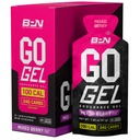 BARE PERFORMANCE NUTRITION, BPN Go Gel Endurance, 24g di carboidrati & 100 Calorie per confezione, Vegan + Gluten Free Running Gel, 10 Single-Serving Pack, Bacche miste