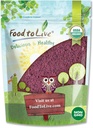 Cibo per vivere la polvere di succo di sambuco nero organico, 1 Pound non OGM, fatto da bacche secche crude, non solforate, Vegan, Bulk, Grande per cuocere, Smoothies, Yogurts, No Sulphites, Contiene Maltodextrin