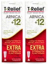 MediNatura T-Relief Extra Forza Crema Arnica +12 Natural Relieving Attivi per Back Pain Joint Soreness Muscolo Aches & Stiffness, Intero Corpo Veloce Rilievo per Donne & Uomini - 3 oz (2 Confezione)