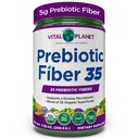 Vital Planet - Fiber 35 Polvere Diverse Fiber Supplemento per il supporto alimentare e la costipazione occasionale con 35 fibre prebiotiche e 35 Superfood organici per mantenere la regolarità del telo, 6.77 oz