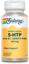 SOLARAY 5-HTP Plus St John's Wort - 30 Capsule Enteric-Coated - 100 mg - 30 Serve