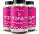Metabolismo per il suo 3-pack Bundle - pillole di perdita di peso per le donne - Appetite Suppressant, Fat Burner, Metabolism Booster - Combat Cravings & Lose Belly Fat - Berberine, Chromium Picolinate & Guarana