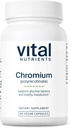 Vital Nutrients Chromium Polynicotinate 200mcg | Integratori di cromo per il metabolismo sano del grasso e del carboidrato | Supplemento di manutenzione del colesterolo | Glutine, latticini, soia Free | Non-GMO | 90 capsule