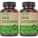 DEVA Vegan Glucosamine 90 Tabs (Pacchetto di 2)