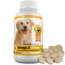Incredibile Omega 3 per i cani - Omega 3 Fish Oil per i cani Supplemento per la pelle prurito sollievo per la pelle secca e hot Spots e Shedding Coat con acidi grassi EPA e DHA - 120 Bacon Flavor Chews