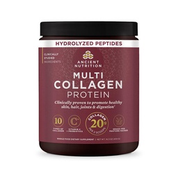 Antica Nutrition Collagen Peptides Polvere, Multi Collagen Protein, Donne & Uomini, Vitamina C, Probiotici, Collage idrolizzato, Supporta Pelle, Giunti, Salute Gut, Non aromatizzato, 40 Serve