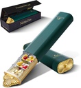 Premium organizzatore di pillole settimanali, 7-Giorni caso di pillole compatte per il borsellino, scatola di alluminio leggero oro per vitamine, medicina, integratori, regalo di benessere di lusso